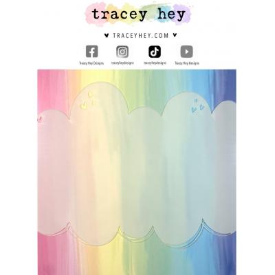 Tracey Hey Stencil - Large Cloud